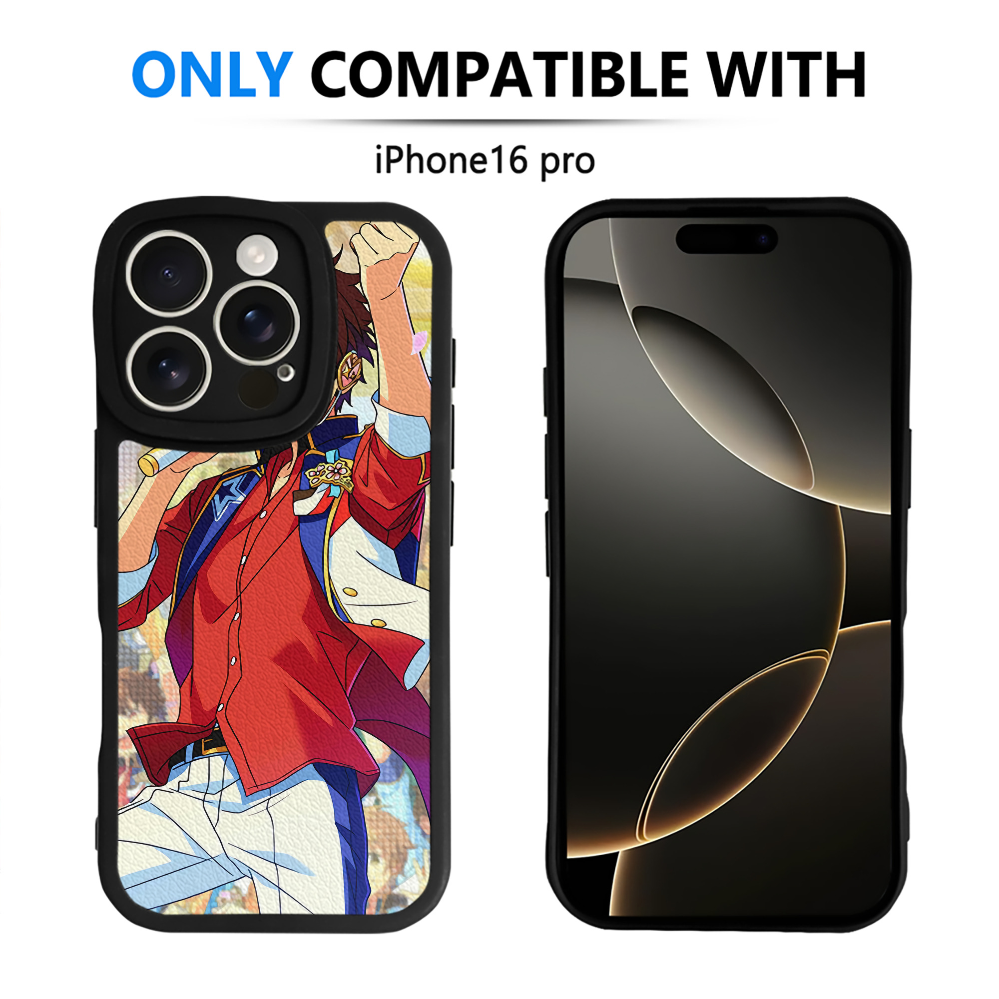 （画像用） あんさんぶるスターズ! Ensemble Stars 【iPhone 16シリーズ対応】シリコンスマホケース（レザー調） 材質：シリコン